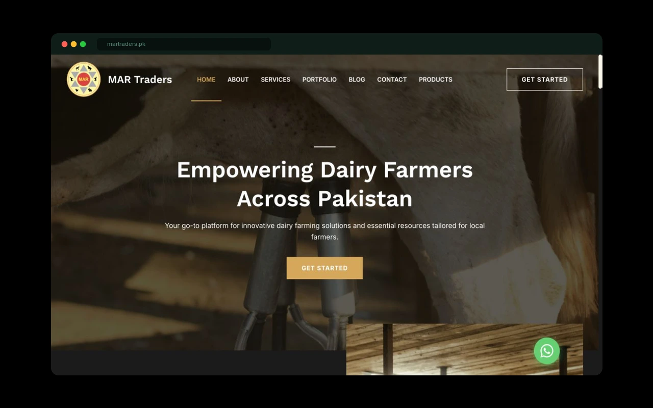 MAR Traders website